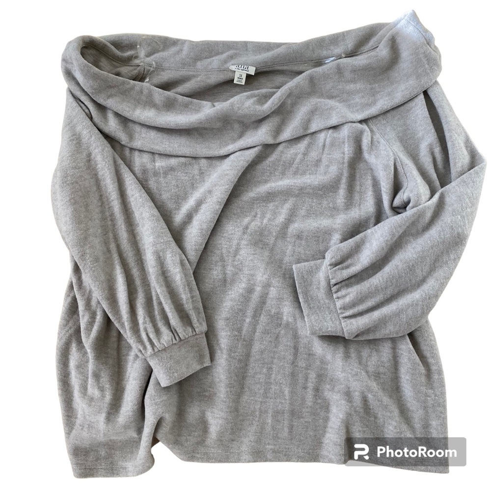 Off the shoulder grey a.n.a brand sweater 3X